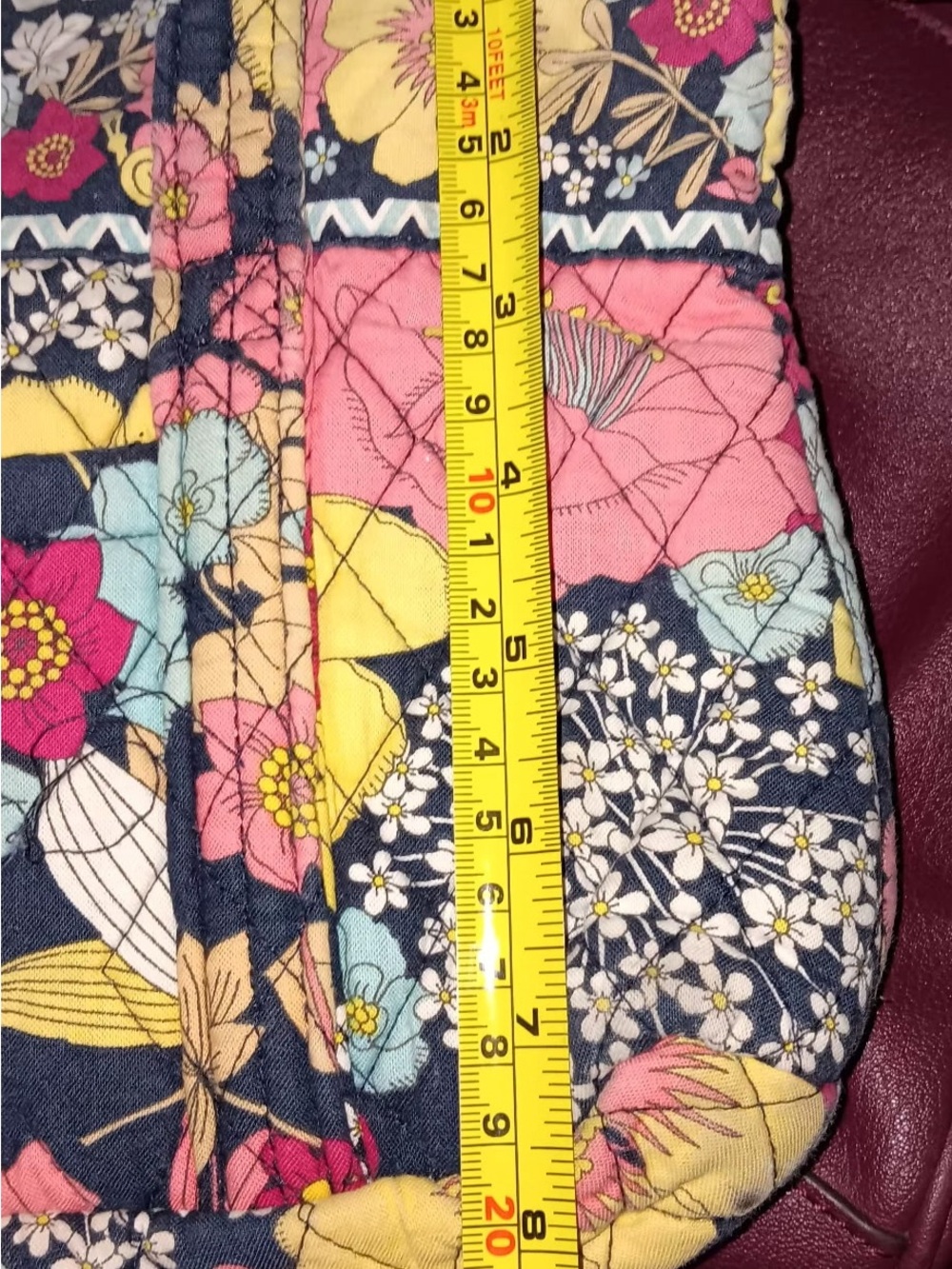 Vera Bradley Colorful Leaf Pattern Shoulder Bag (item # 1060) - Picture 6 of 8